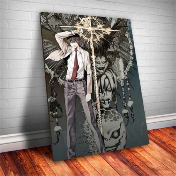 Placa Decorativa Death Note Light Yagami Mod.01
