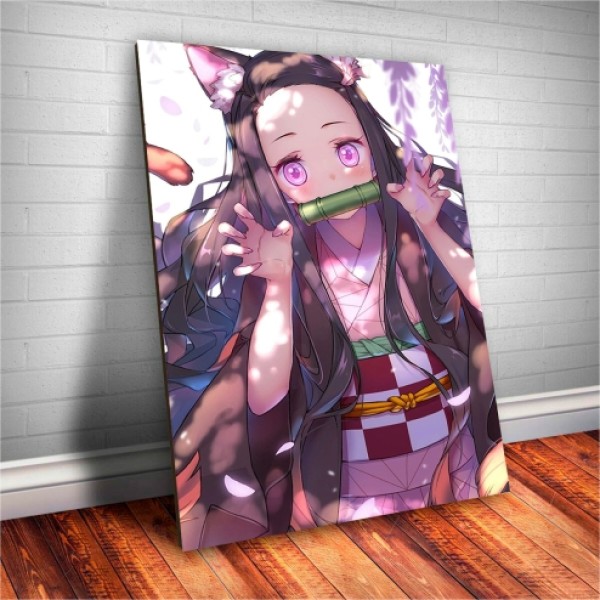 Placa Decorativa Demon Slayer Nezuko  Kamado Mod.03
