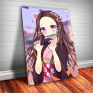 Placa Decorativa Demon Slayer Nezuko  Kamado Mod.04