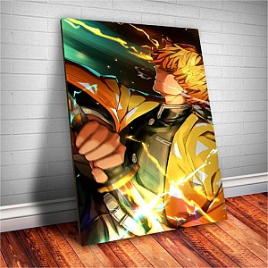 Placa Decorativa Demon Slayer Zenitsu Agatsuma Mod.02