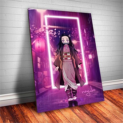 Placa Decorativa Demon Slayer Nezuko Kamado Mod.02