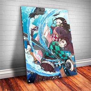 Placa Decorativa Demon Slayer Tanjirō e Nezuko Mod.01