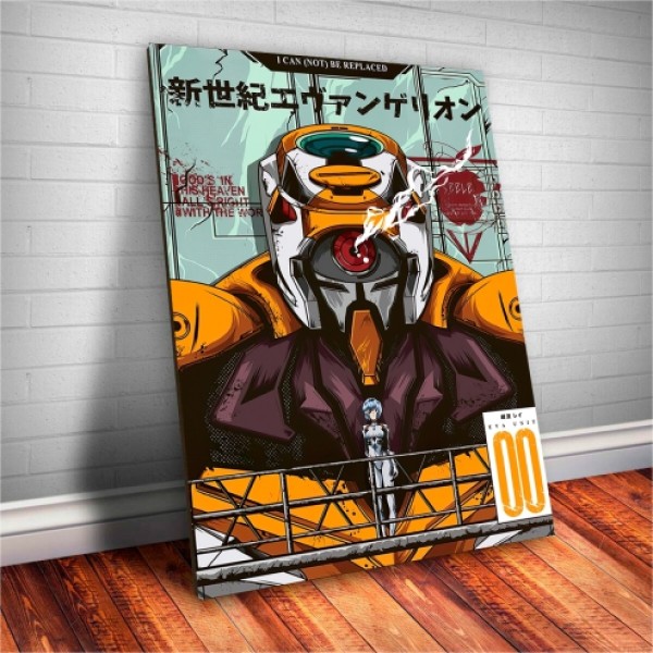 Placa Decorativa Neon Genesis Evangelion Unidade Eva 00 Mod.02 Placa Decorativa Neon Genesis Evangelion Unidade Eva 00 Mod.02