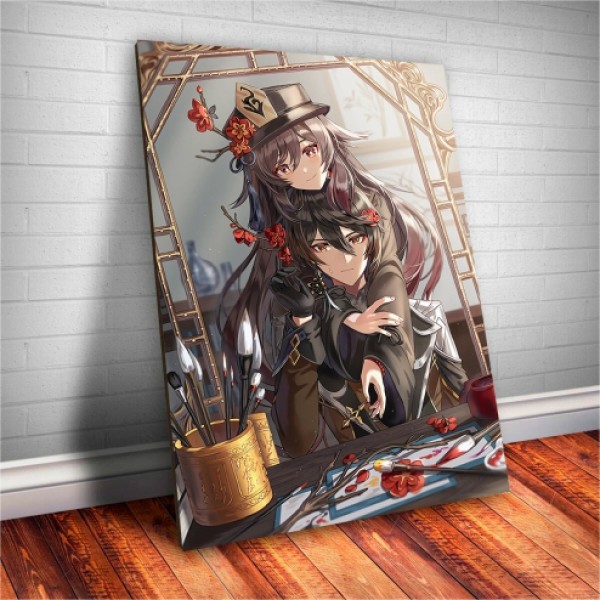 Placa Decorativa Genshin Impact  Mod.07