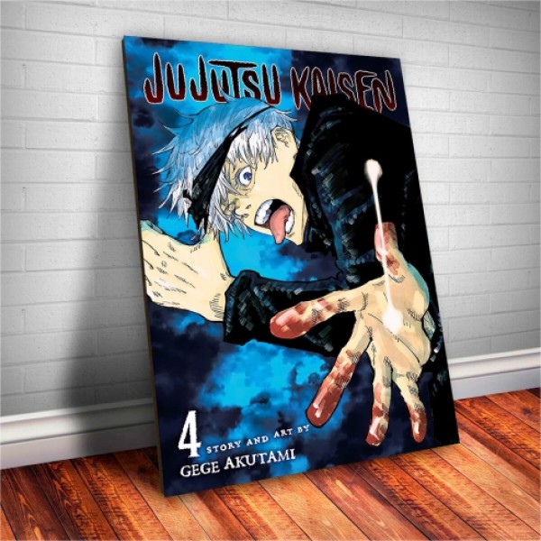  Placa Decorativa Jujutsu Kaisen Satoru  Gojo mod.1