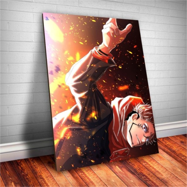  Placa Decorativa Jujutsu kaisen Ryomen Sukuna mod.3