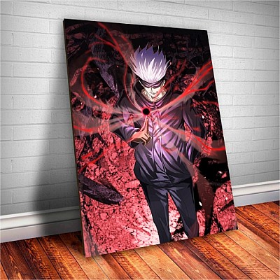  Placa Decorativa Jujutsu kaisen Satoru Gojo mod.3