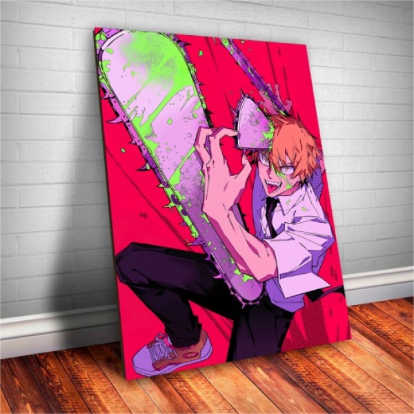 Placa Decorativa Chainsaw Man Denji Mod.01