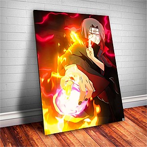 Placa Decorativa Naruto Itachi Uchiha Mod.02