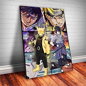 Placa Decorativa Naruto e Sasuke Mod.02