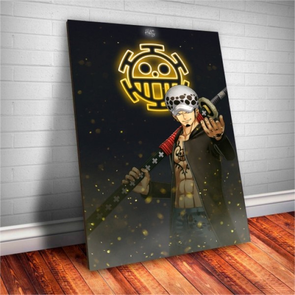 Placa Decorativa One Piece  Trafalgar Law Mod.01