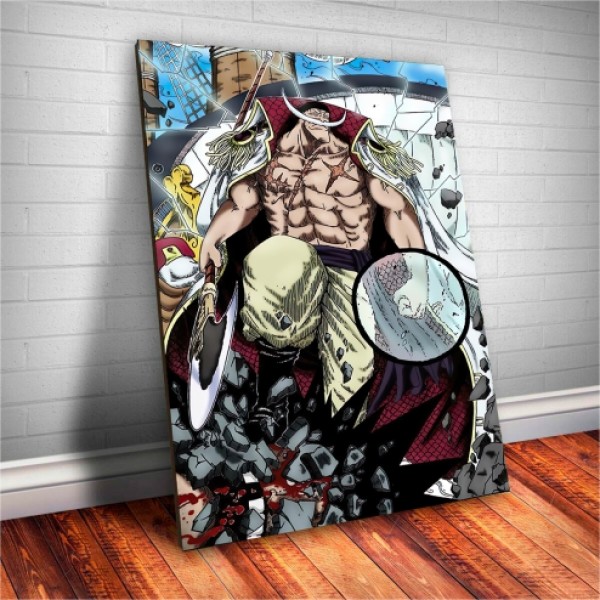 Placa Decorativa One Piece  Barba Branca Mod.01