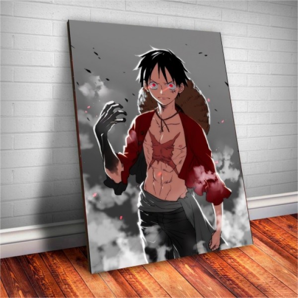 Placa Decorativa One Piece  Luffy  Mod.05
