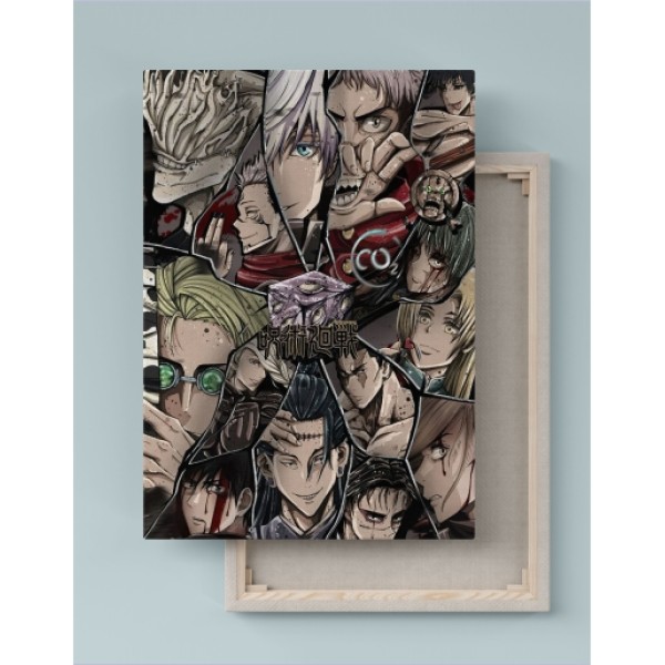 Quadro Decorativo Canvas Jujutsu Kaisen 01 Quadro Decorativo Canvas Jujutsu Kaisen 01