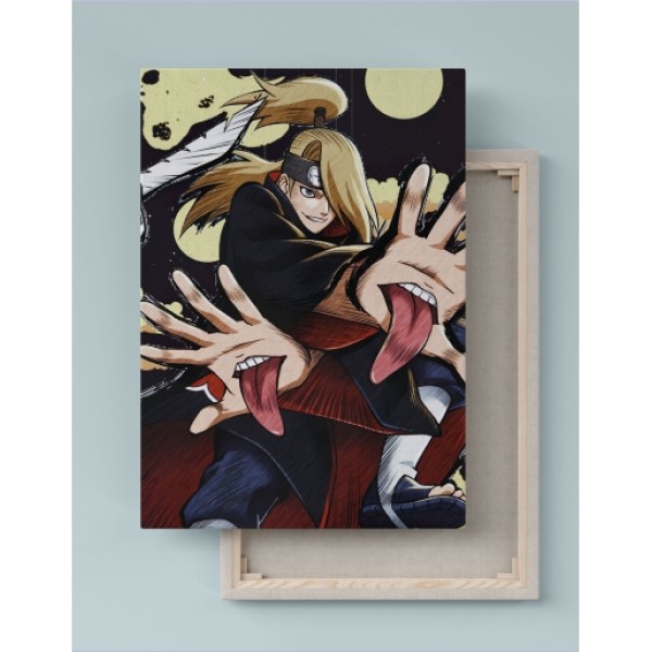 Quadro Decorativo Canvas Naruto Akatsuki Deidara 01