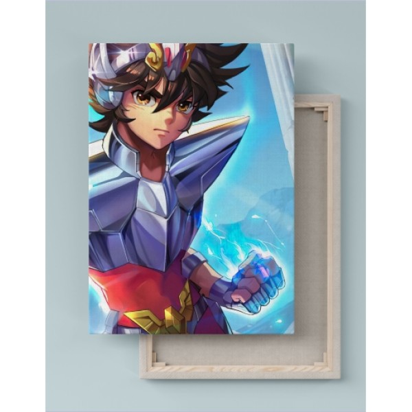 Quadro Decorativo Canvas Os Cavaleiros do Zodíaco Seiya de Pégaso 01