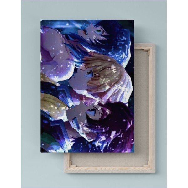 Quadro Decorativo Canvas Demon Slayer Tanjiro ,Inosuke e Zenitsu  01