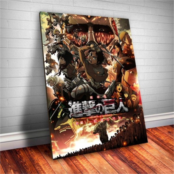 Placa Decorativa Attack on Titan Mod.01