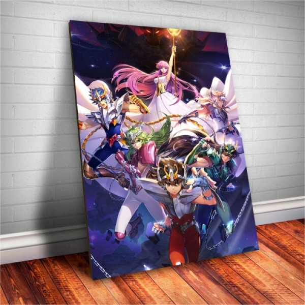 Placa Decorativa Os Cavaleiros do Zodíaco Mod.04