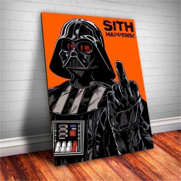 Placa Decorativa Darth Vader Mod.01