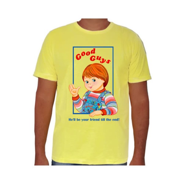 Camiseta Amarela Chuky mod 01.