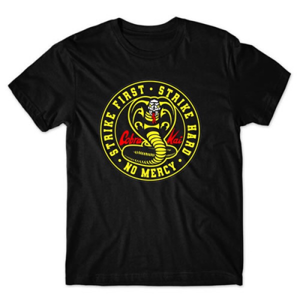 Camiseta Preta Cobra Kai Mod.02