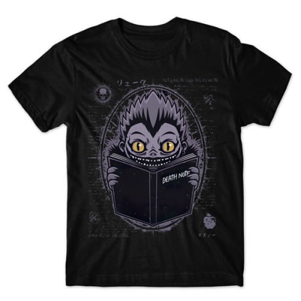 Camiseta  Preta Death Note Mod.03