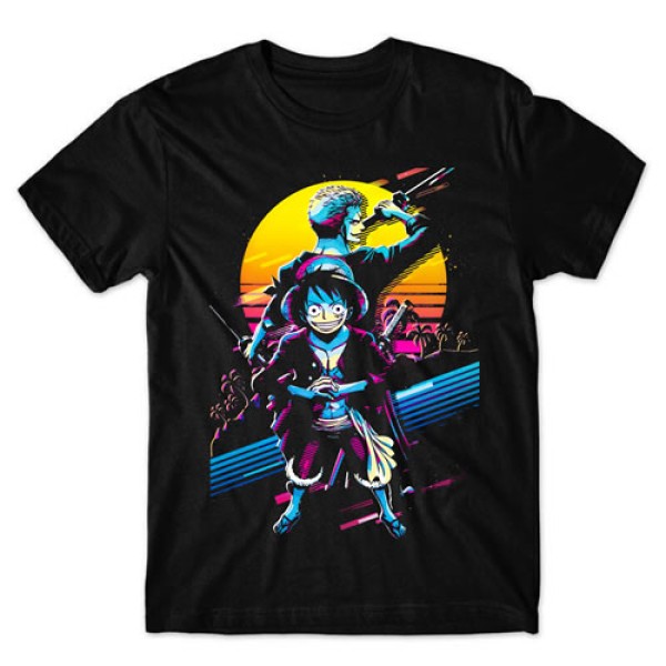 Camiseta Preta One piece mod.04