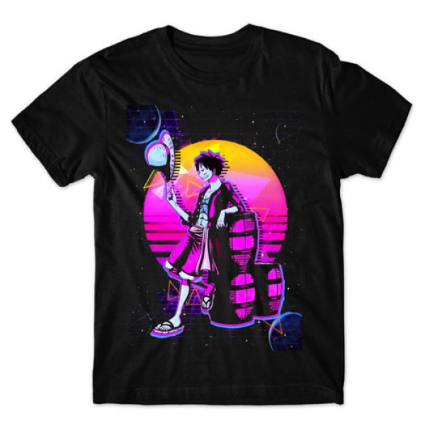 Camiseta Preta One piece mod.05