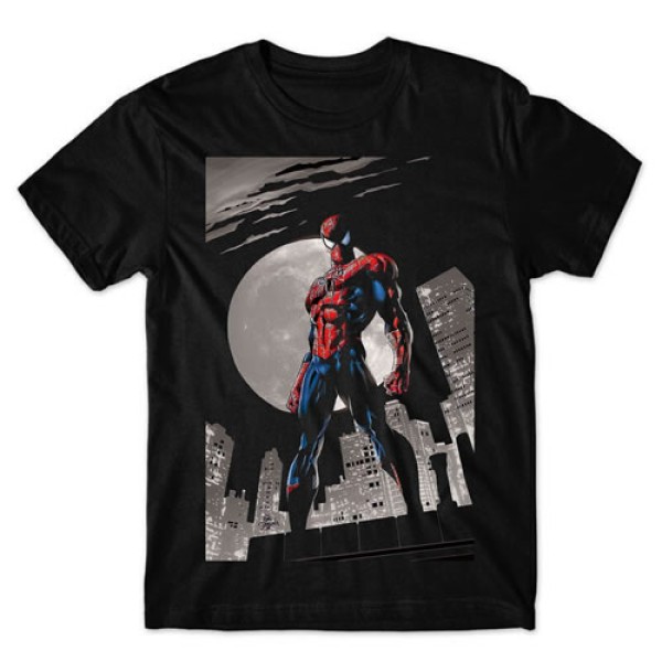 Camiseta Preta Homem Aranha  Mod.06