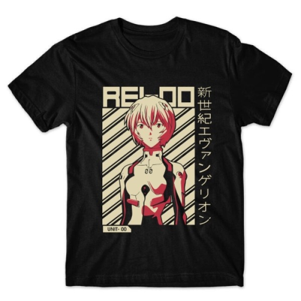 Camiseta  Evangelion Rei Ayanami Mod.01