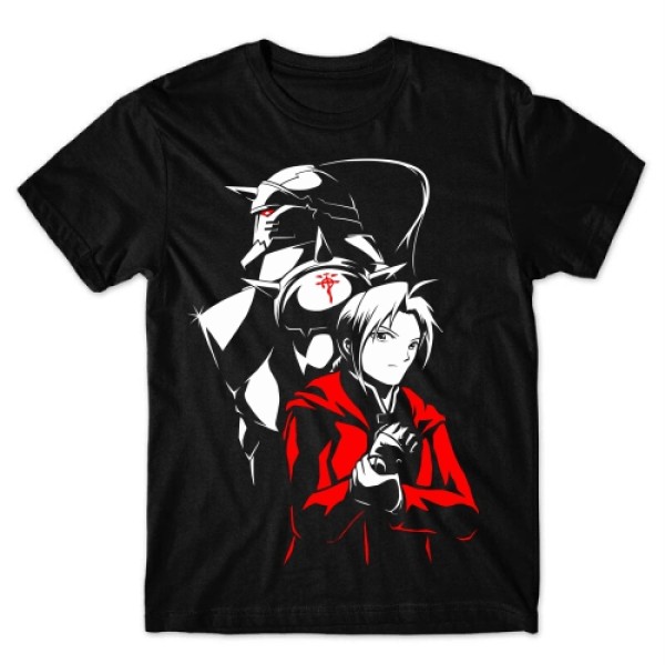 Camiseta Fullmetal Alchemist Edward E Alphonse Elric Mod.01