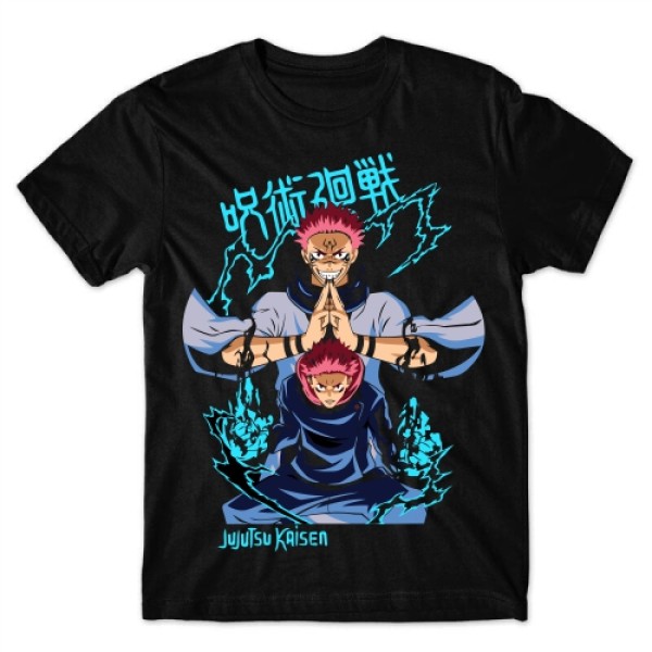Camiseta Jujutsu Kaisen Yuji Itadori E Sukuna  Mod.04