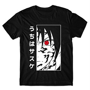 Camiseta Naruto Sasuke Uchiha Marca Da maldição  Mod.01