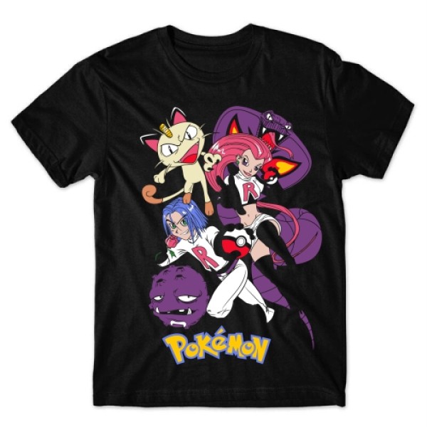Camiseta Pokémon Equipe Rocket  Mod.01