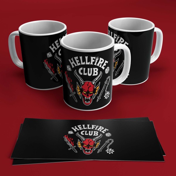 Caneca Stranger Things Hellfire Club - Mod.1