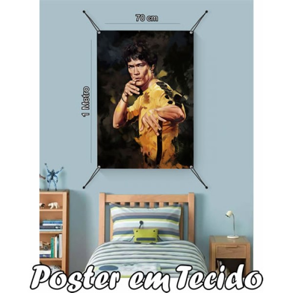 Bandeira Decorativa Bruce lee .Mod1