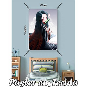 Bandeira Decorativa Demon Slayer Nezuko .Mod1