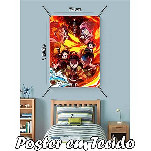 Bandeira Decorativa Demon Slayer  .Mod2