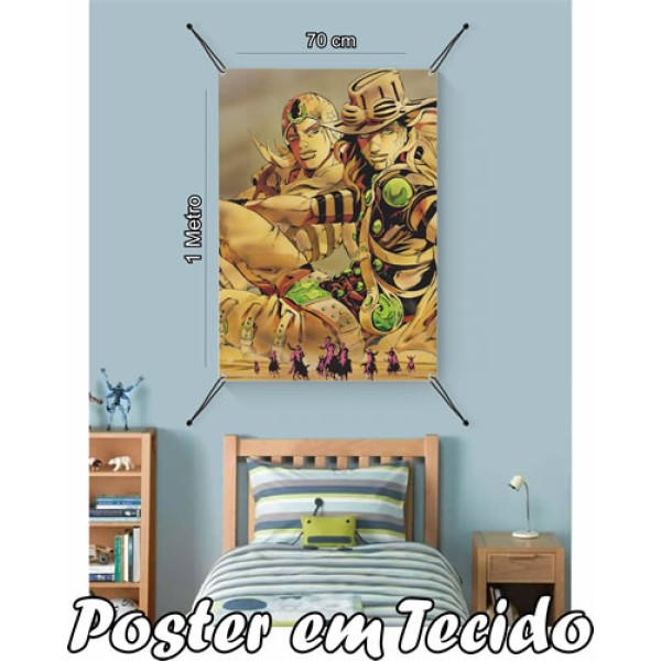 Bandeira Decorativa JoJo's Bizarre Adventure .Mod1