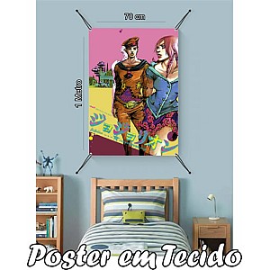 Bandeira Decorativa JoJo's Bizarre Adventure .Mod2