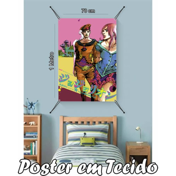 Bandeira Decorativa JoJo's Bizarre Adventure .Mod2