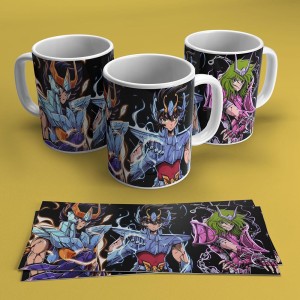 Caneca Cavaleiros Do Zodiaco - Mod.11