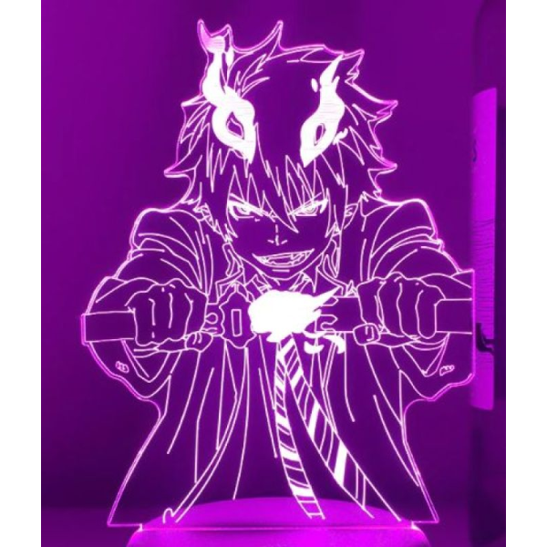 Luminária em Acrílico Blue Exorcist - RIN