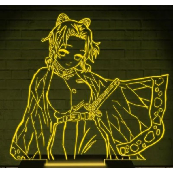Luminária em Acrílico Demon Slayer 13