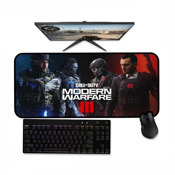 MousePad Gamer Grande Call of duty 3 01 60x35cm ou 80x35cm