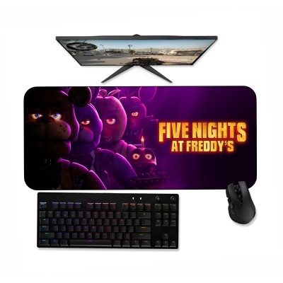 MousePad Gamer Five Nights of Fredy 05 09 60x35cm ou 80x35cm