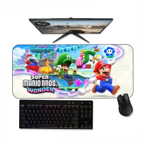 MousePad Gamer Super Mario Wonder 60x35cm ou 80x35cm