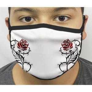 Máscara de Proteção Flores 08
