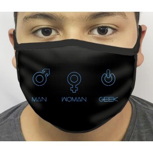 Máscara de Proteção Geek